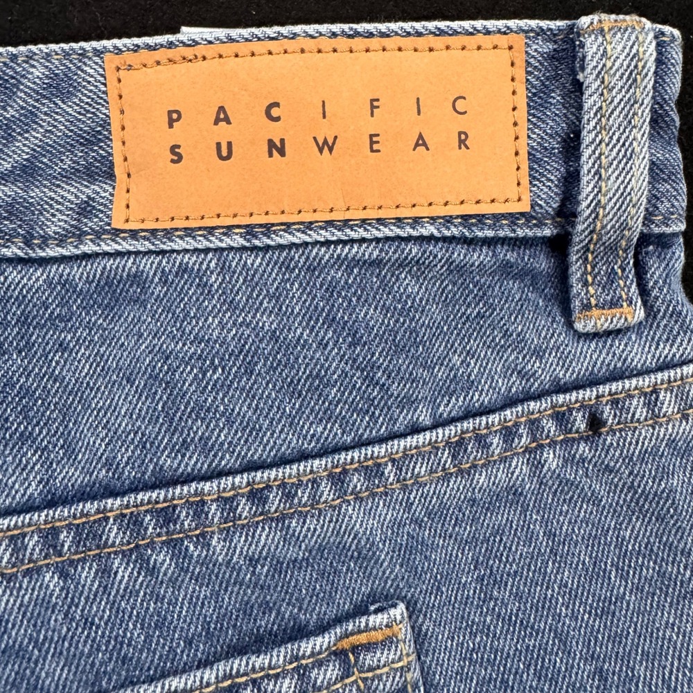 PacSun Casey Low Rise Baggy Jeans Medium Wash 34x33 NWT 100% Cotton - Picture 4 of 9